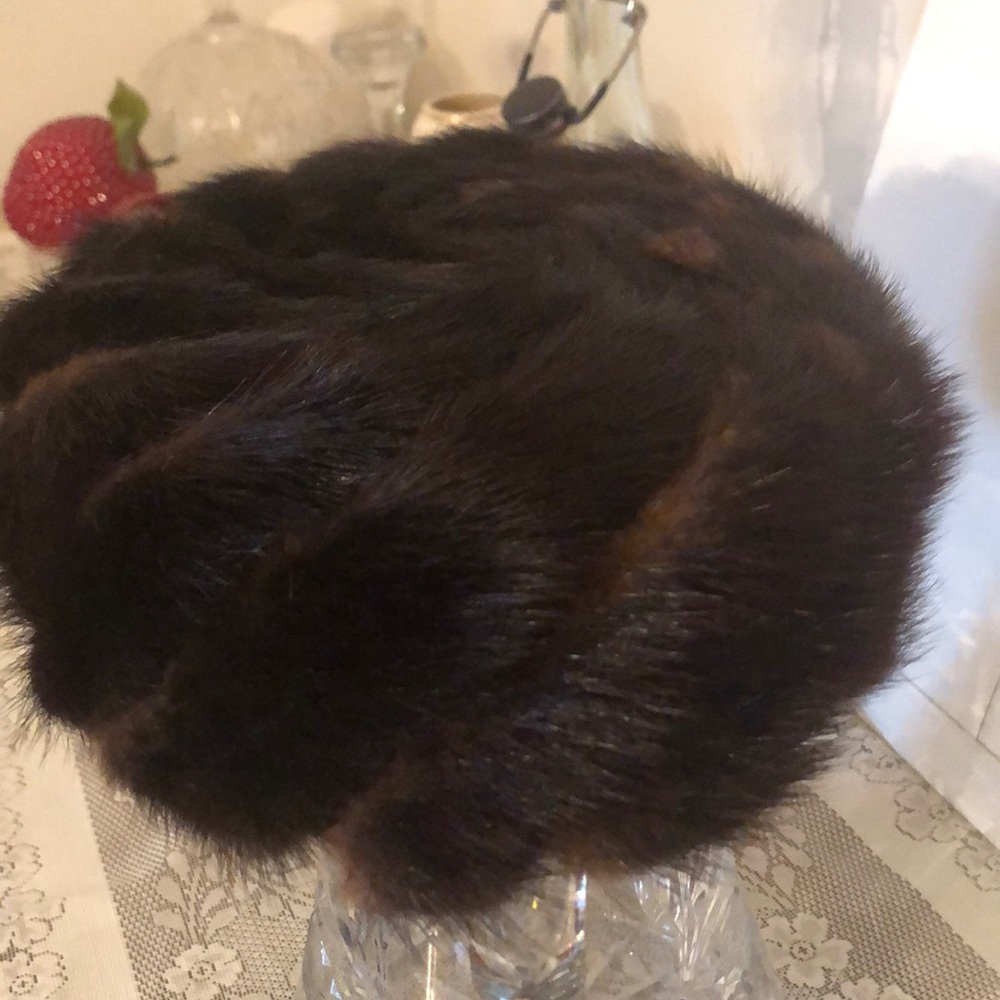 Vintage Gimbels Mink Hat